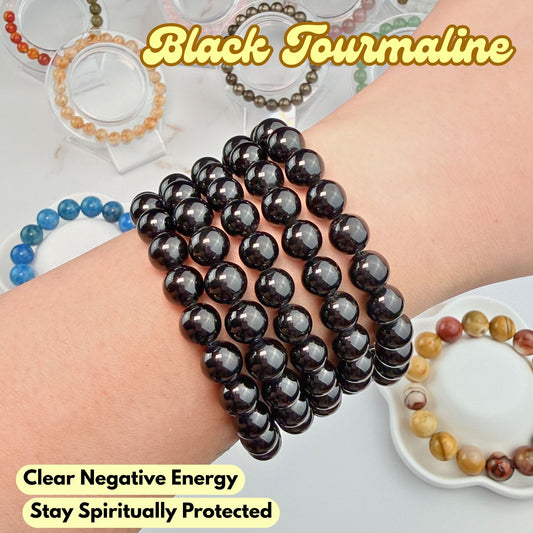 Black Tourmaline 8mm Bracelet