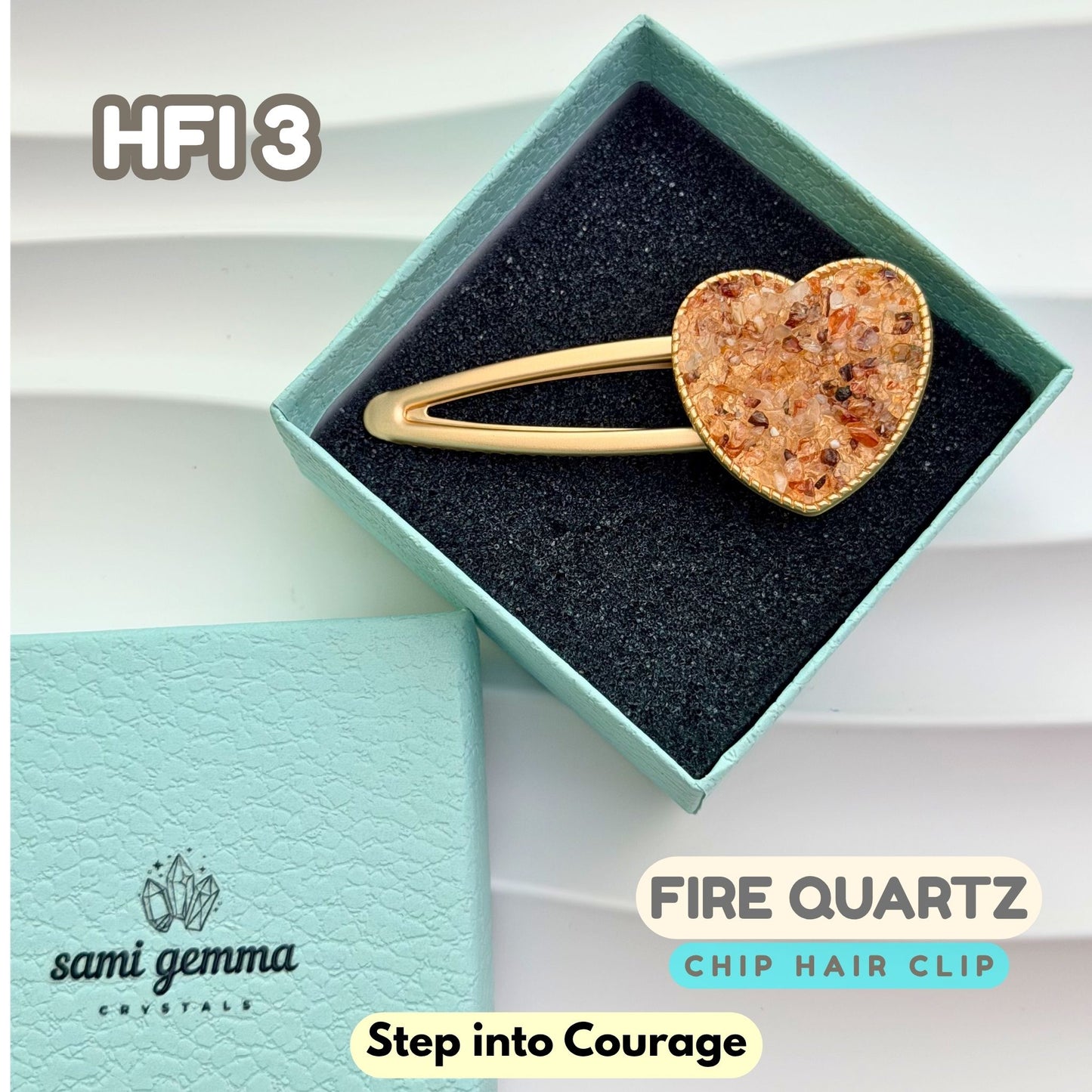 Fire Quartz Hair Clip | HFI3