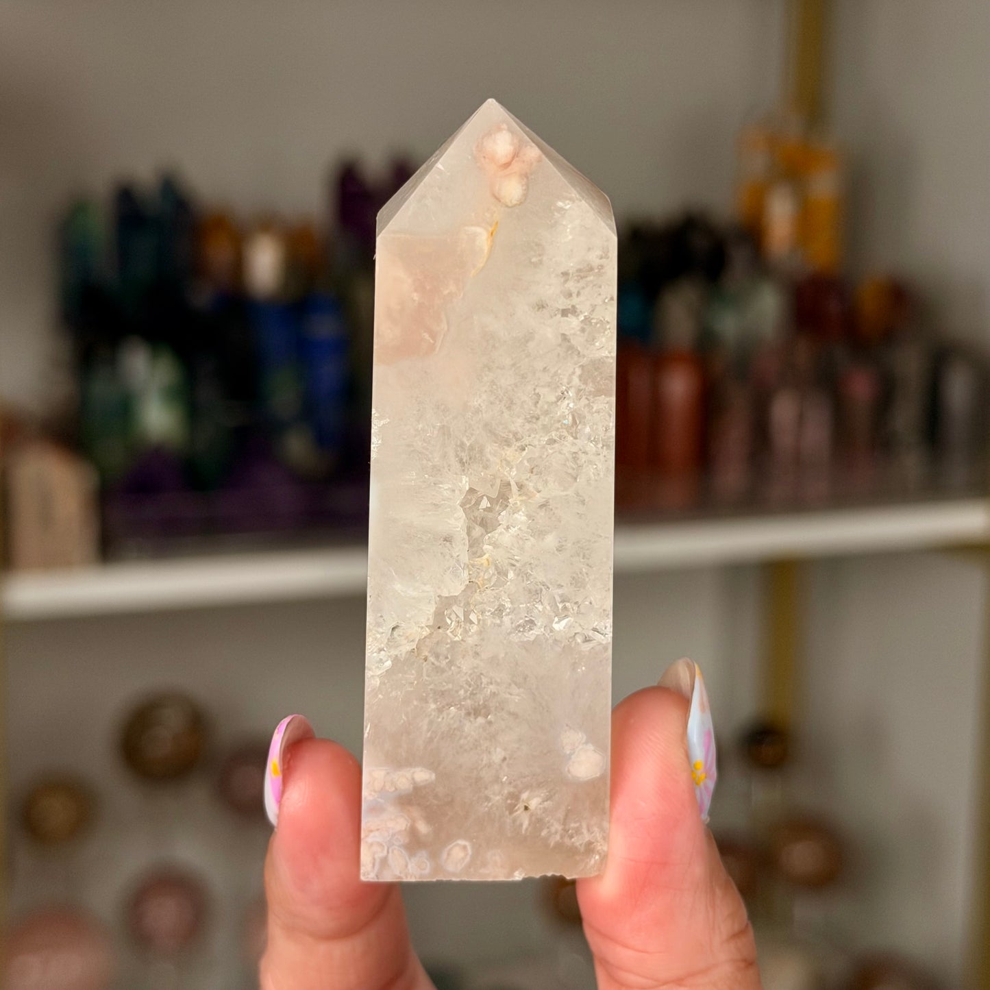 Pink Amethyst Obelisk Tower | PA5