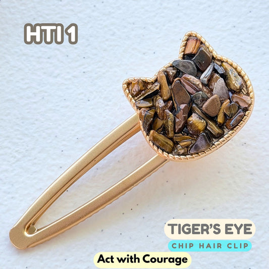 Tiger's Eye Hair Clip | HTI1
