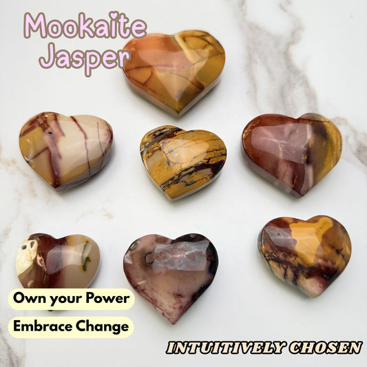 Mookaite Jasper Heart | Intuitively Chosen