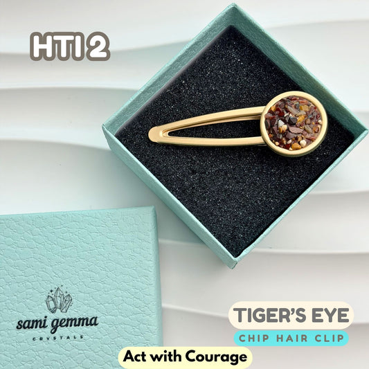 Tiger's Eye Hair Clip | HTI2