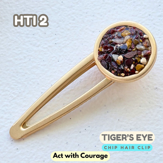 Tiger's Eye Hair Clip | HTI2