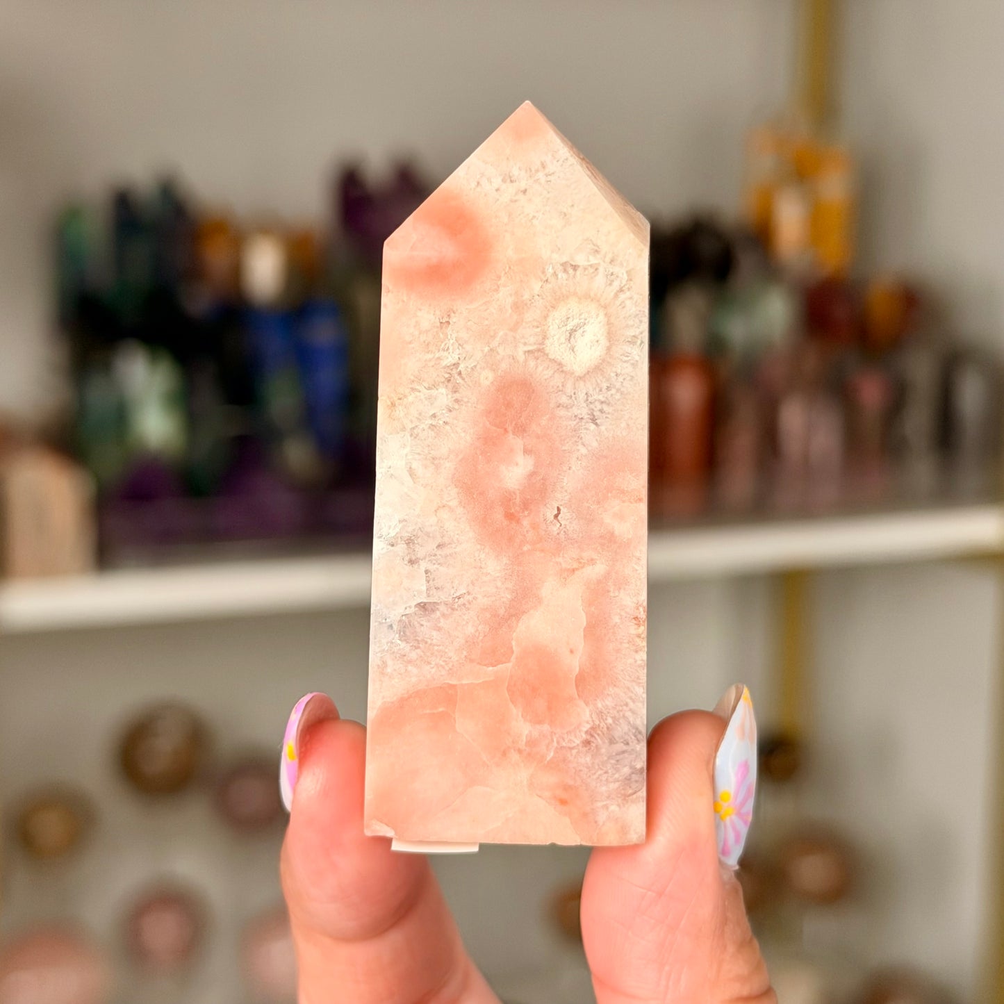 Pink Amethyst Obelisk Tower | PA2