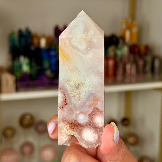 Pink Amethyst Obelisk Tower | PA10