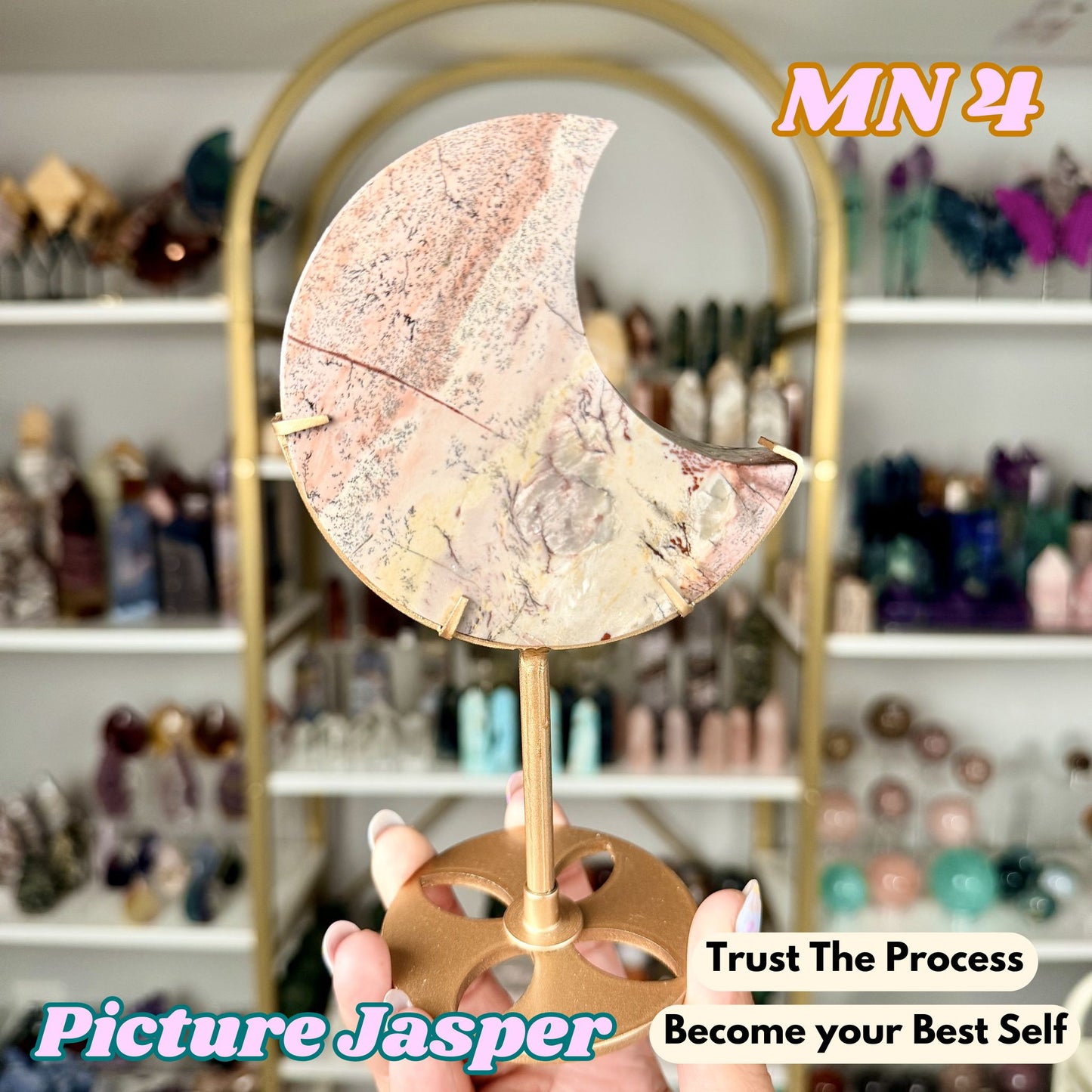 Picture Jasper Moon on Stand | MN4