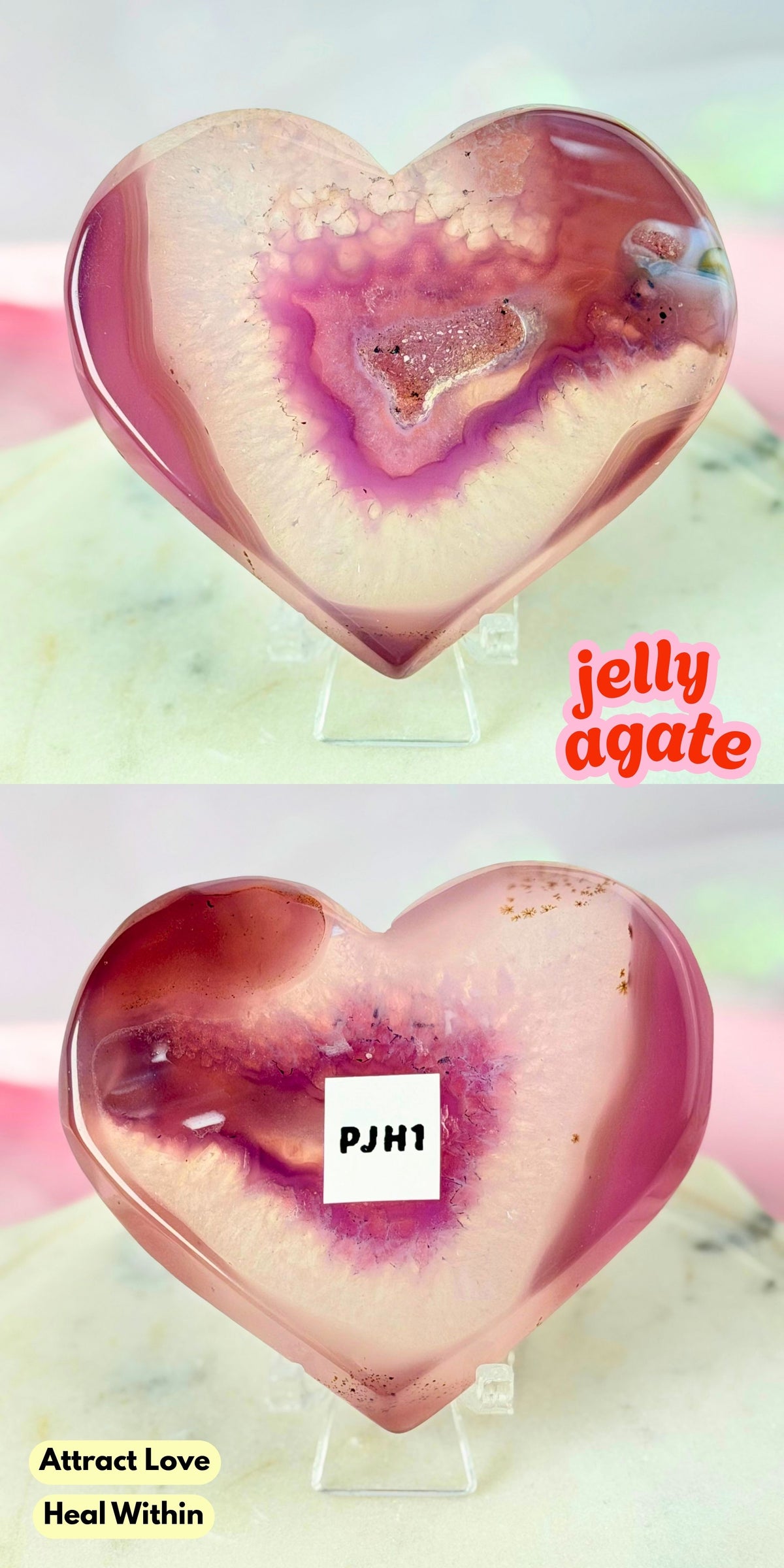 Druzy Pink Purple Jelly Agate (Color-Enhanced Crystal) | Choose your Own