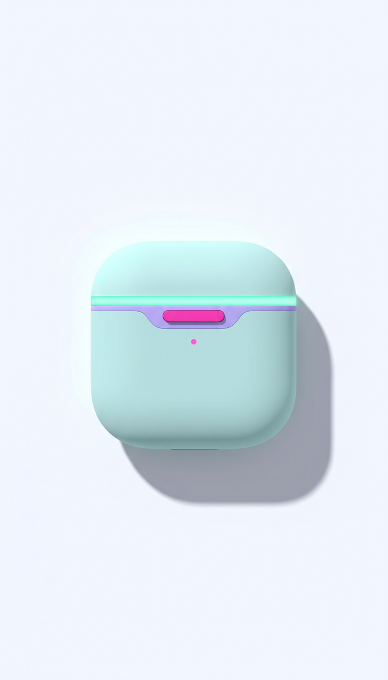 Mint Flash Wireless Earbuds Case
