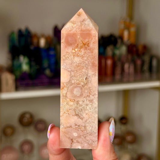 Pink Amethyst Obelisk Tower | PA11