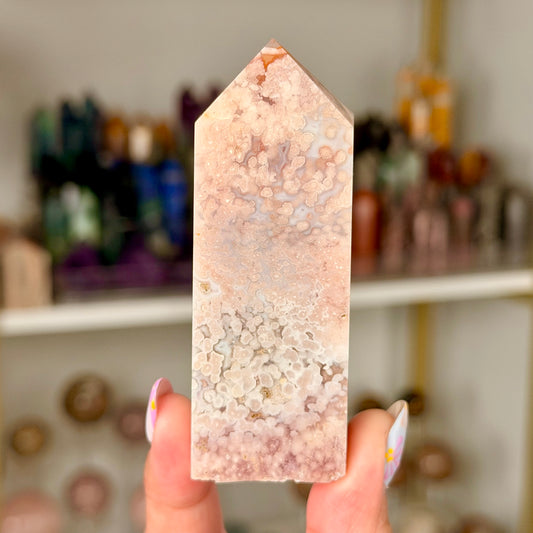 Pink Amethyst Obelisk Tower | PA6