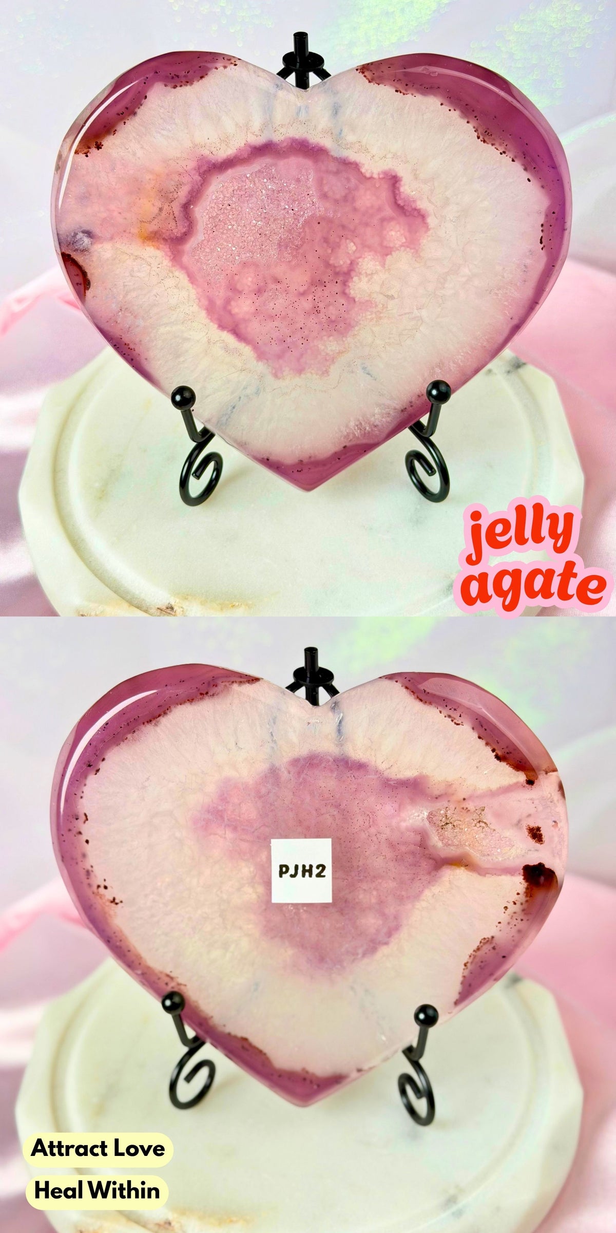 Druzy Pink Purple Jelly Agate (Color-Enhanced Crystal) | Choose your Own