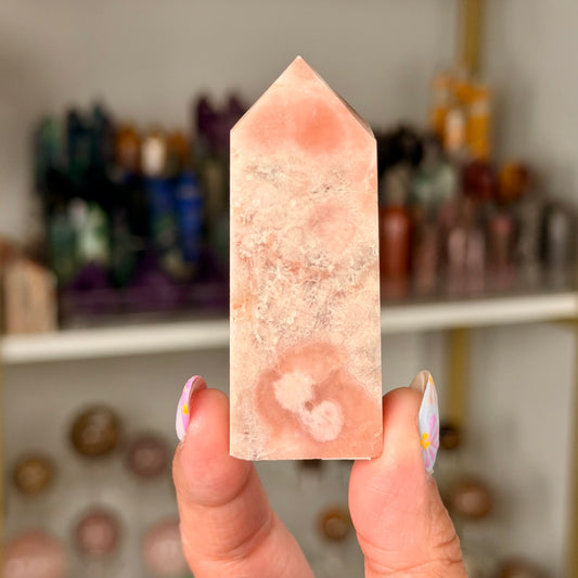 Pink Amethyst Obelisk Tower | PA2