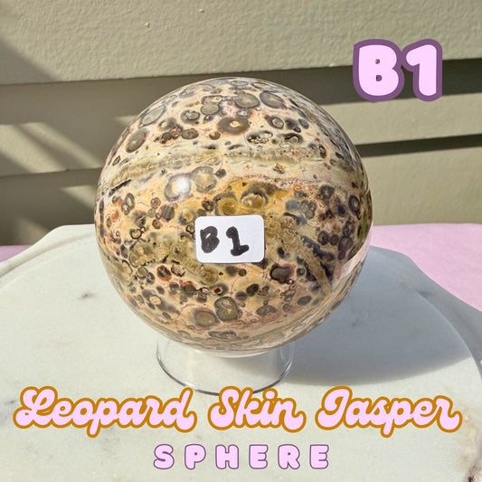 Leopard Skin Jasper Sphere | B1