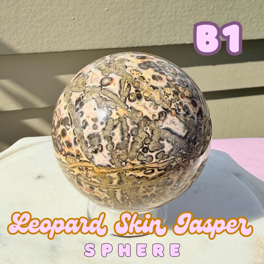 Leopard Skin Jasper Sphere | B1