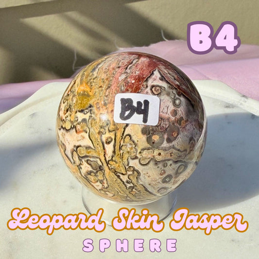 Leopard Skin Jasper Sphere | B4