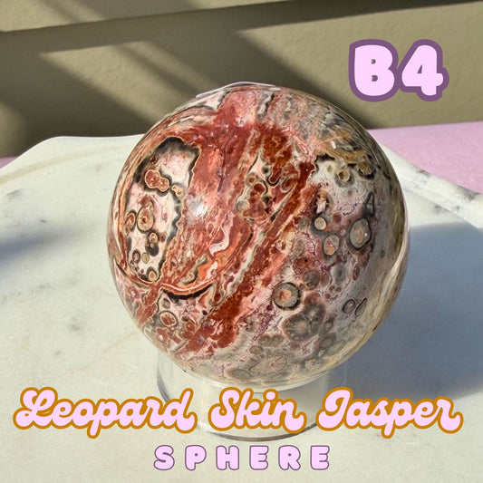 Leopard Skin Jasper Sphere | B4