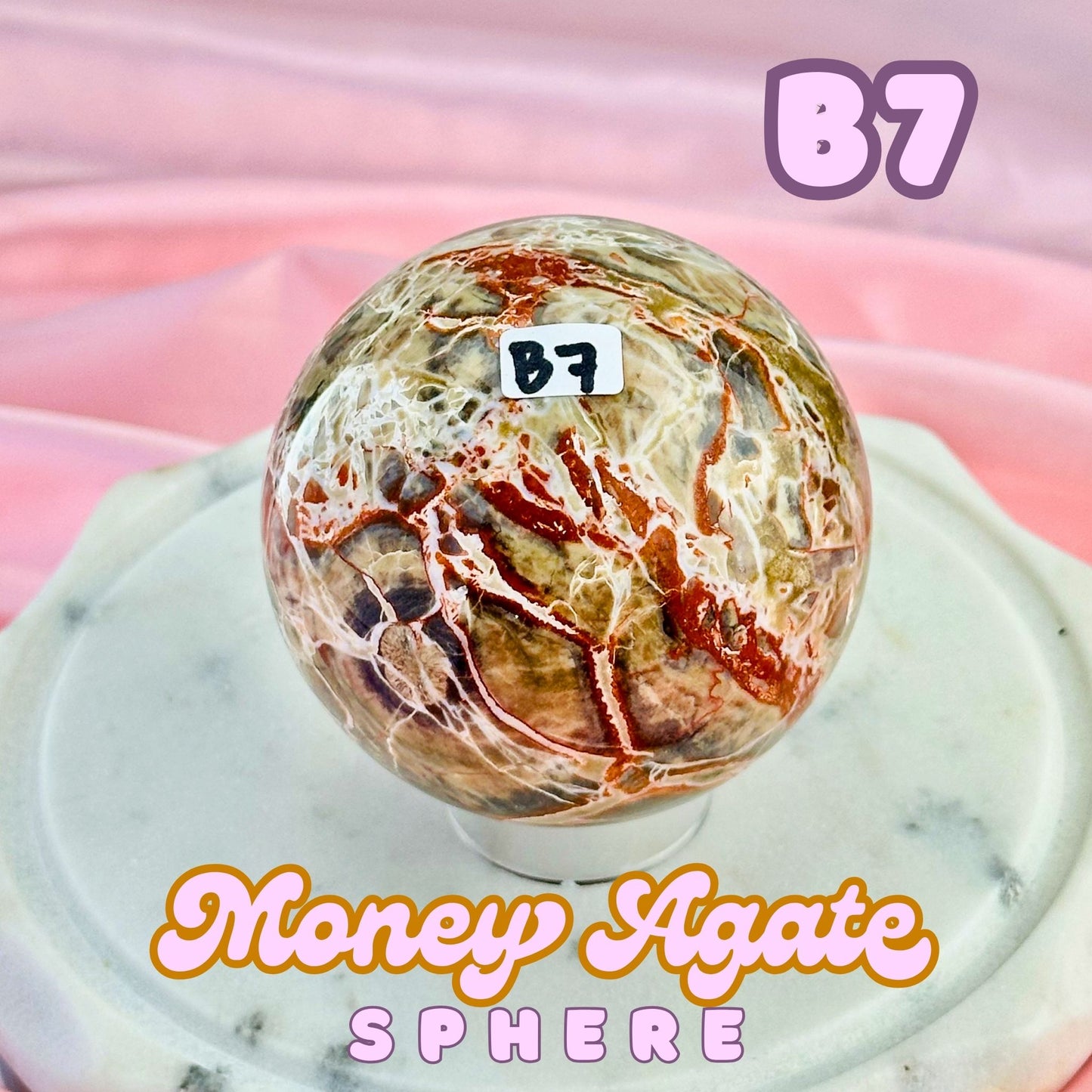 Money Agate Sphere | B7