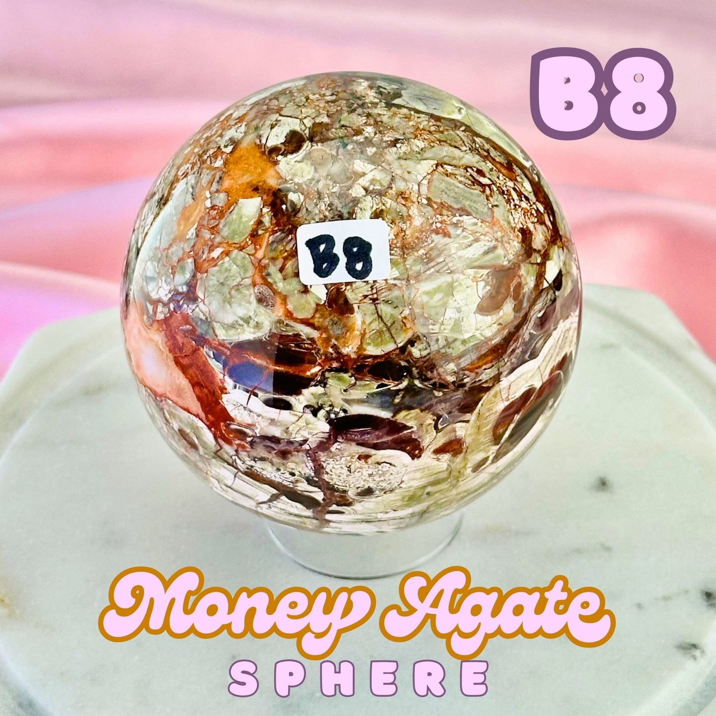 Money Agate Sphere | B8