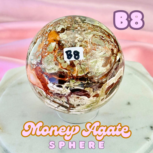 Money Agate Sphere | B8