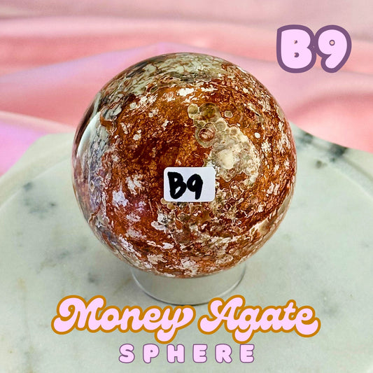 Money Agate Sphere | B9