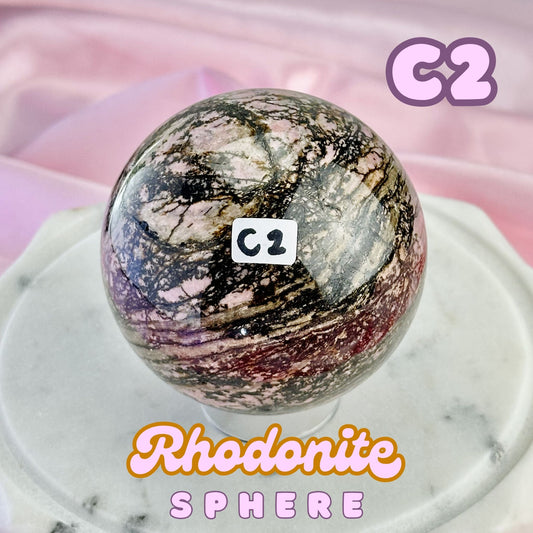Rhodonite Sphere | C2