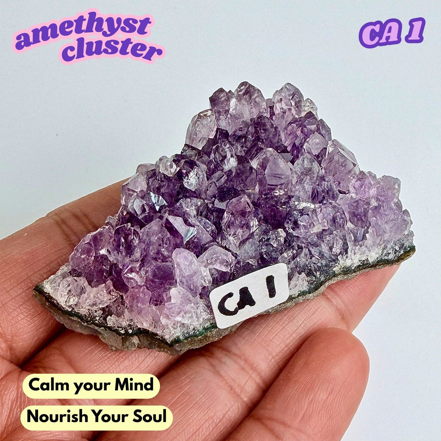Druzy Amethyst Cluster | CA1