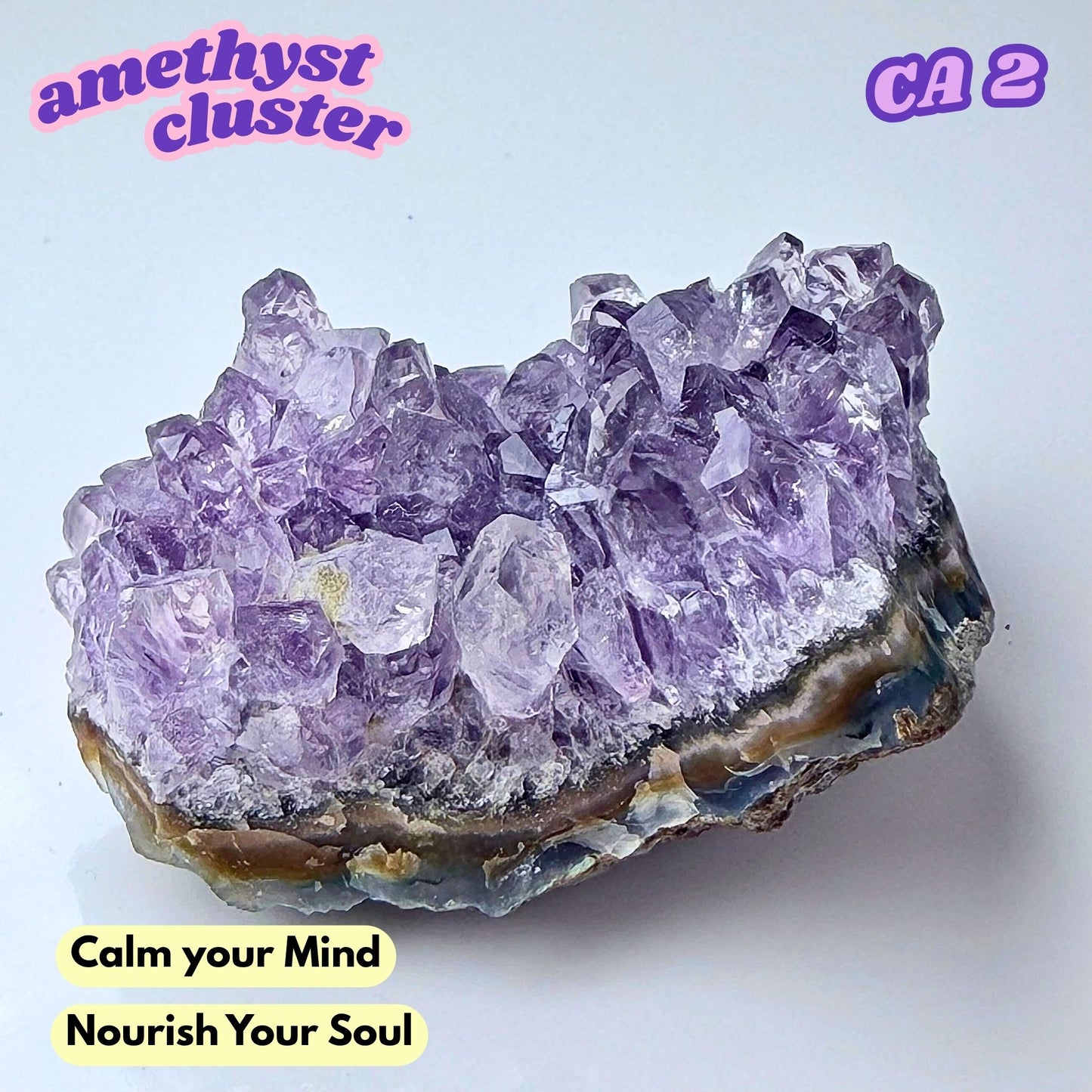 Druzy Amethyst Cluster | CA2