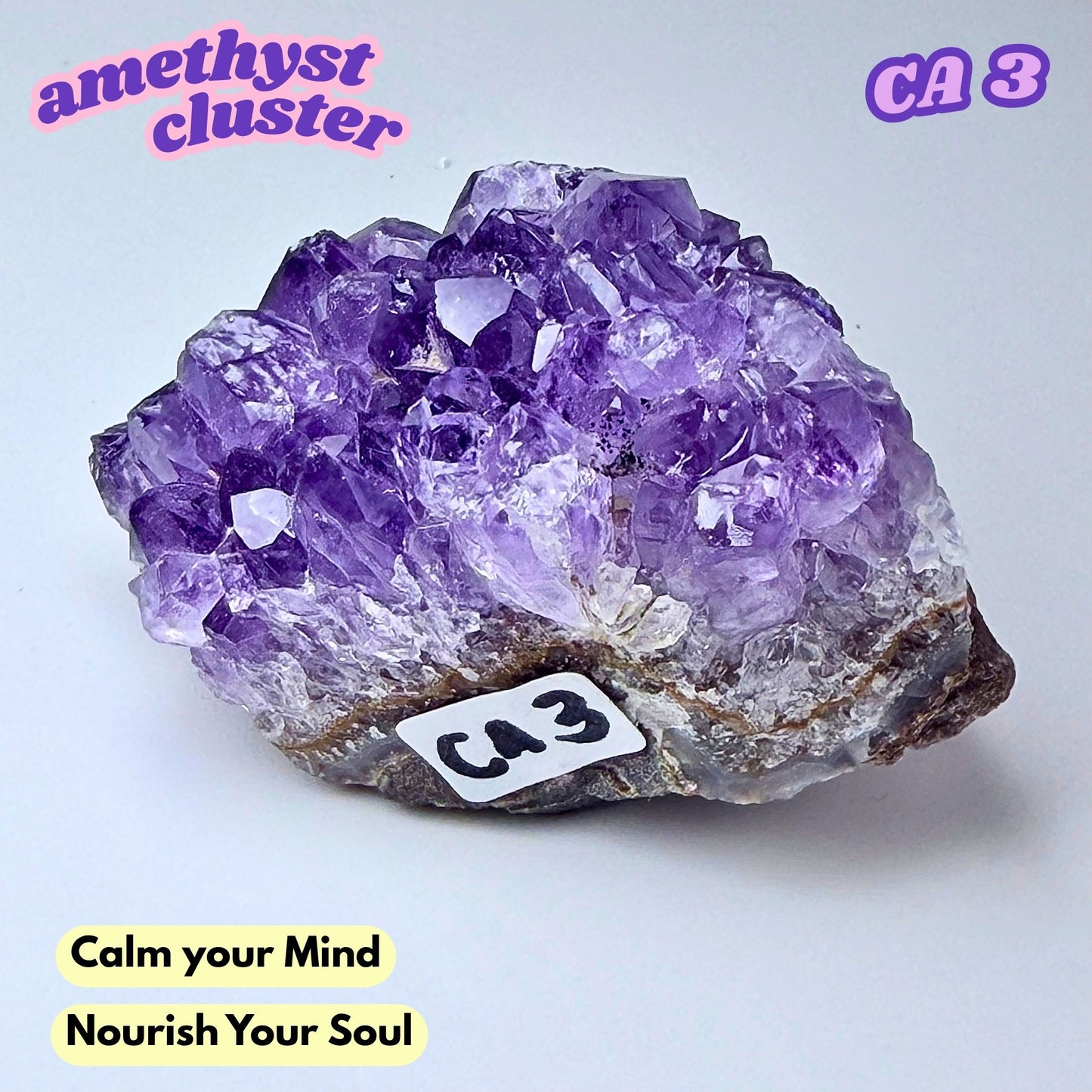 Druzy Amethyst Cluster | CA3