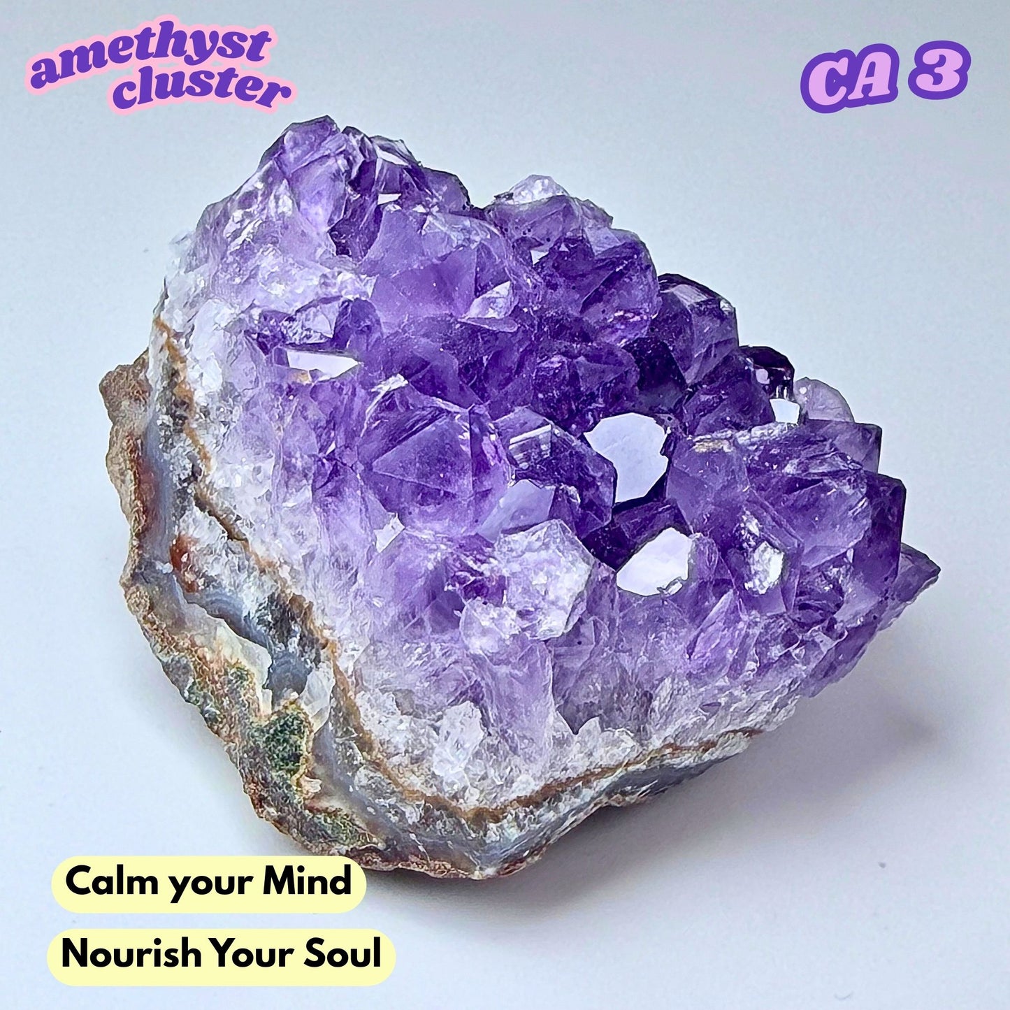 Druzy Amethyst Cluster | CA3