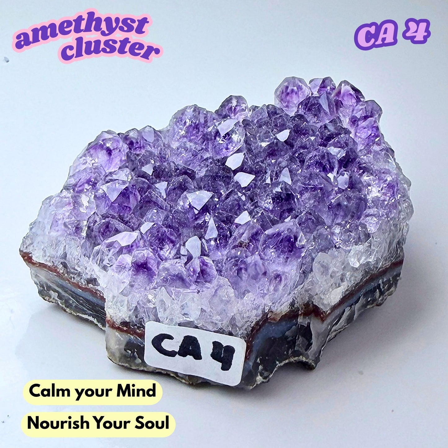 Druzy Amethyst Cluster | CA4