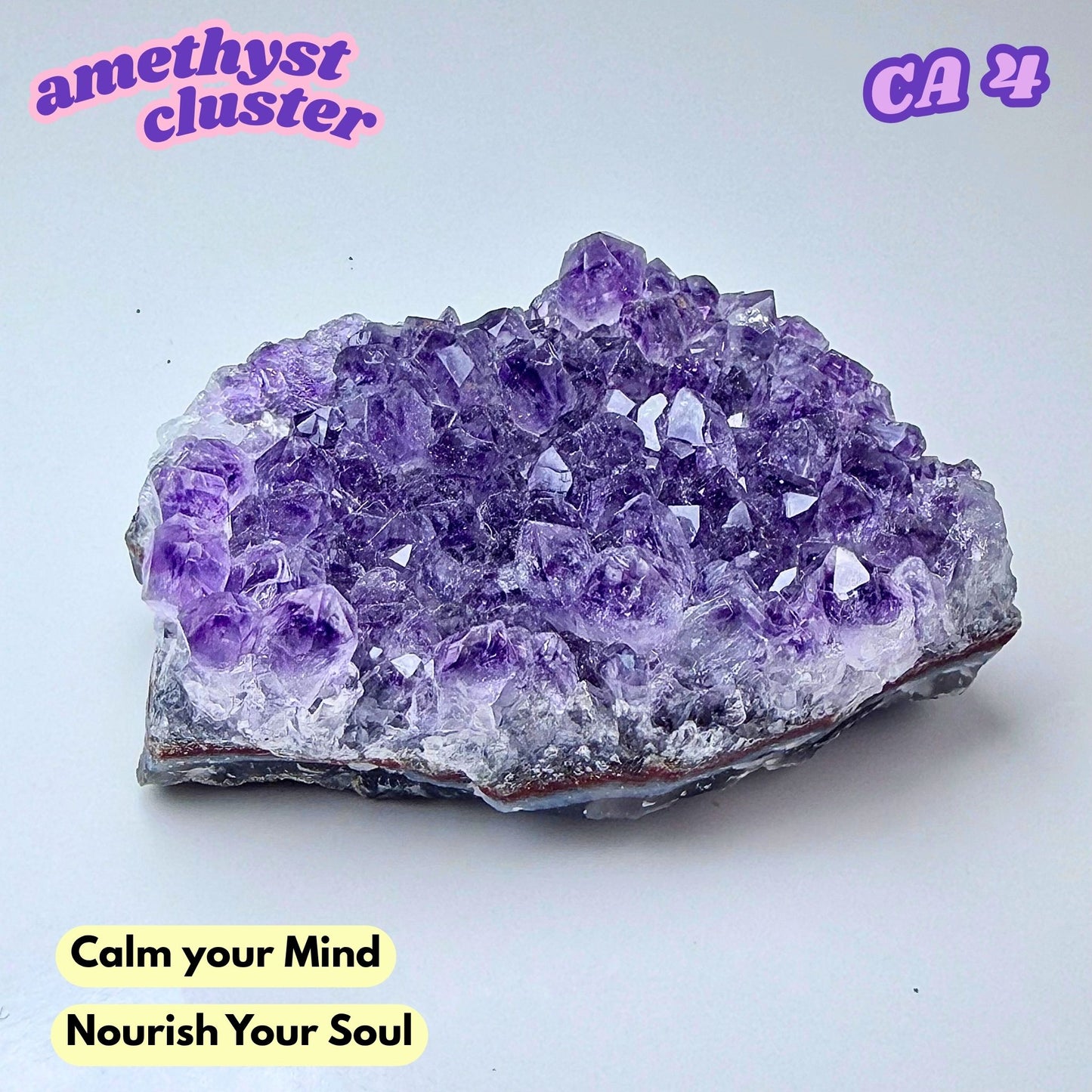 Druzy Amethyst Cluster | CA4