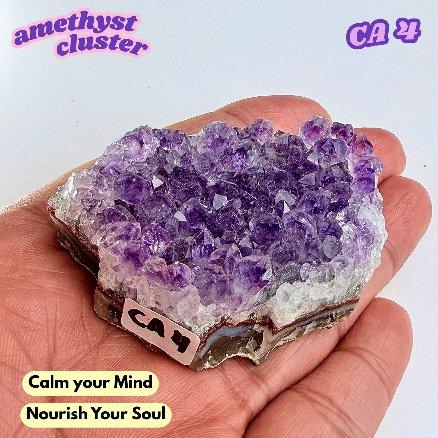 Druzy Amethyst Cluster | CA4