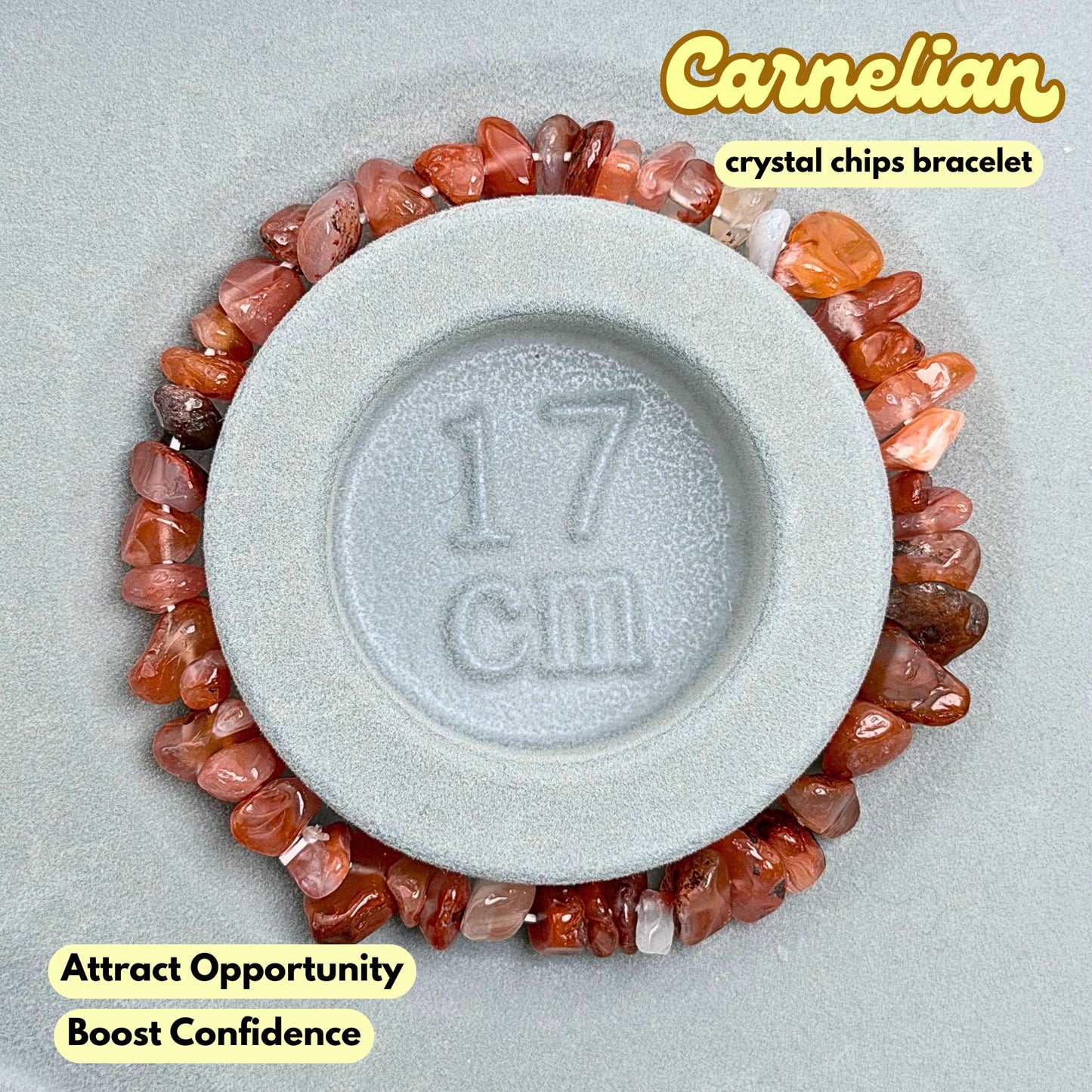 Carnelian Chip Bracelet