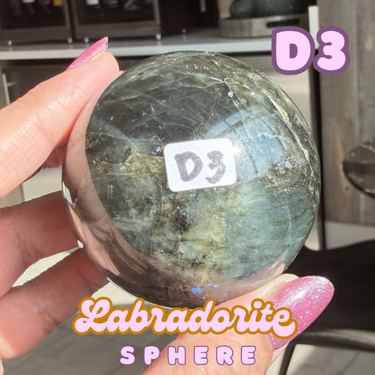 Labradorite Sphere | D3