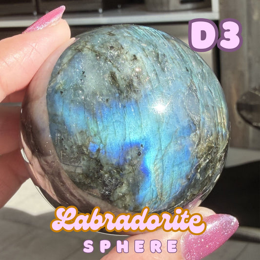 Labradorite Sphere | D3