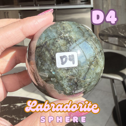 Labradorite Sphere | D4