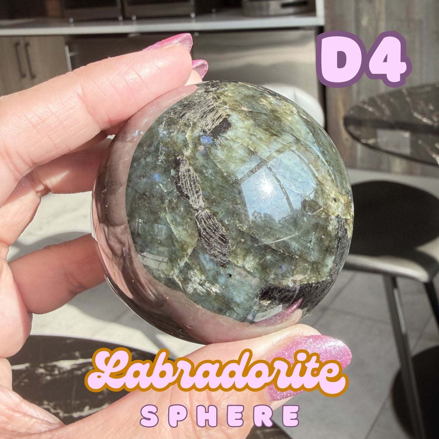 Labradorite Sphere | D4