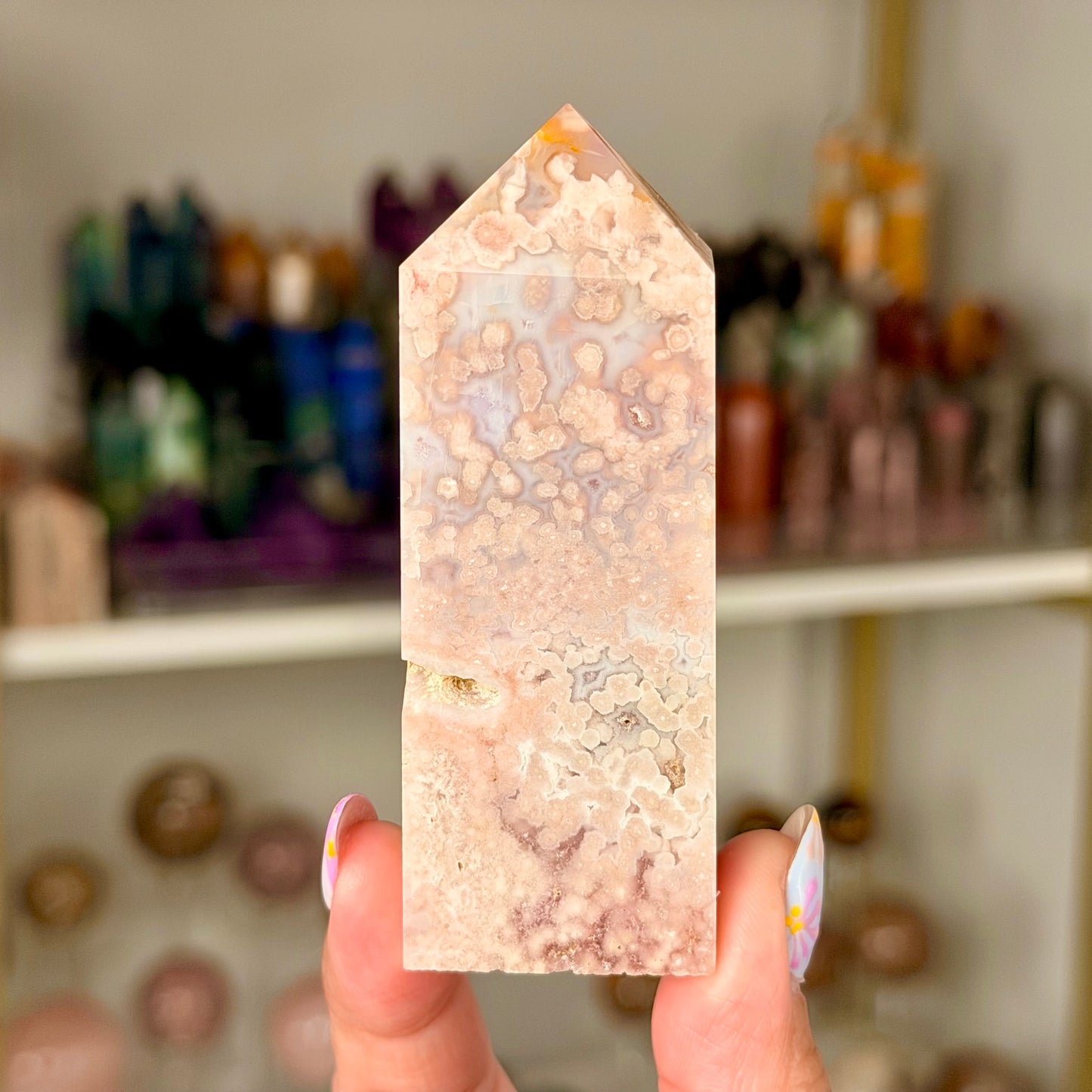 Pink Amethyst Obelisk Tower | PA6