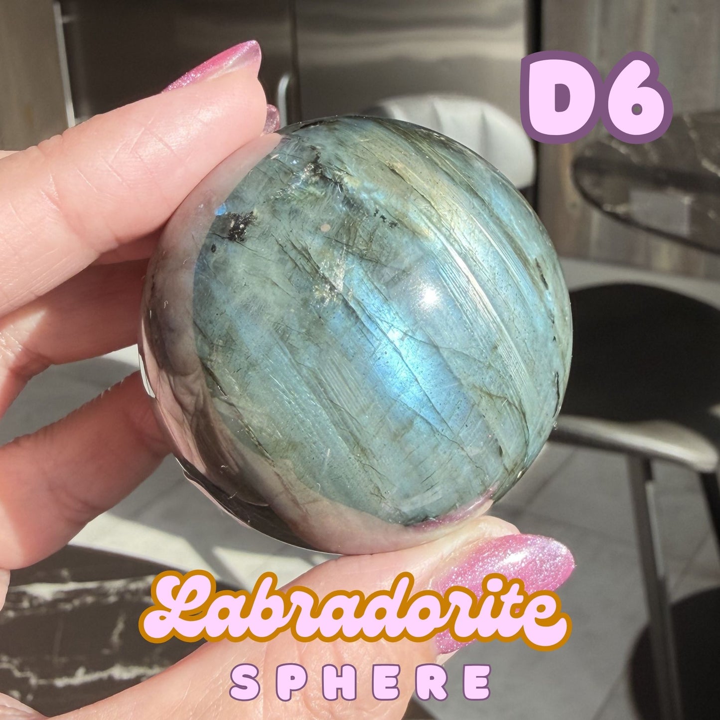 Labradorite Sphere | D6