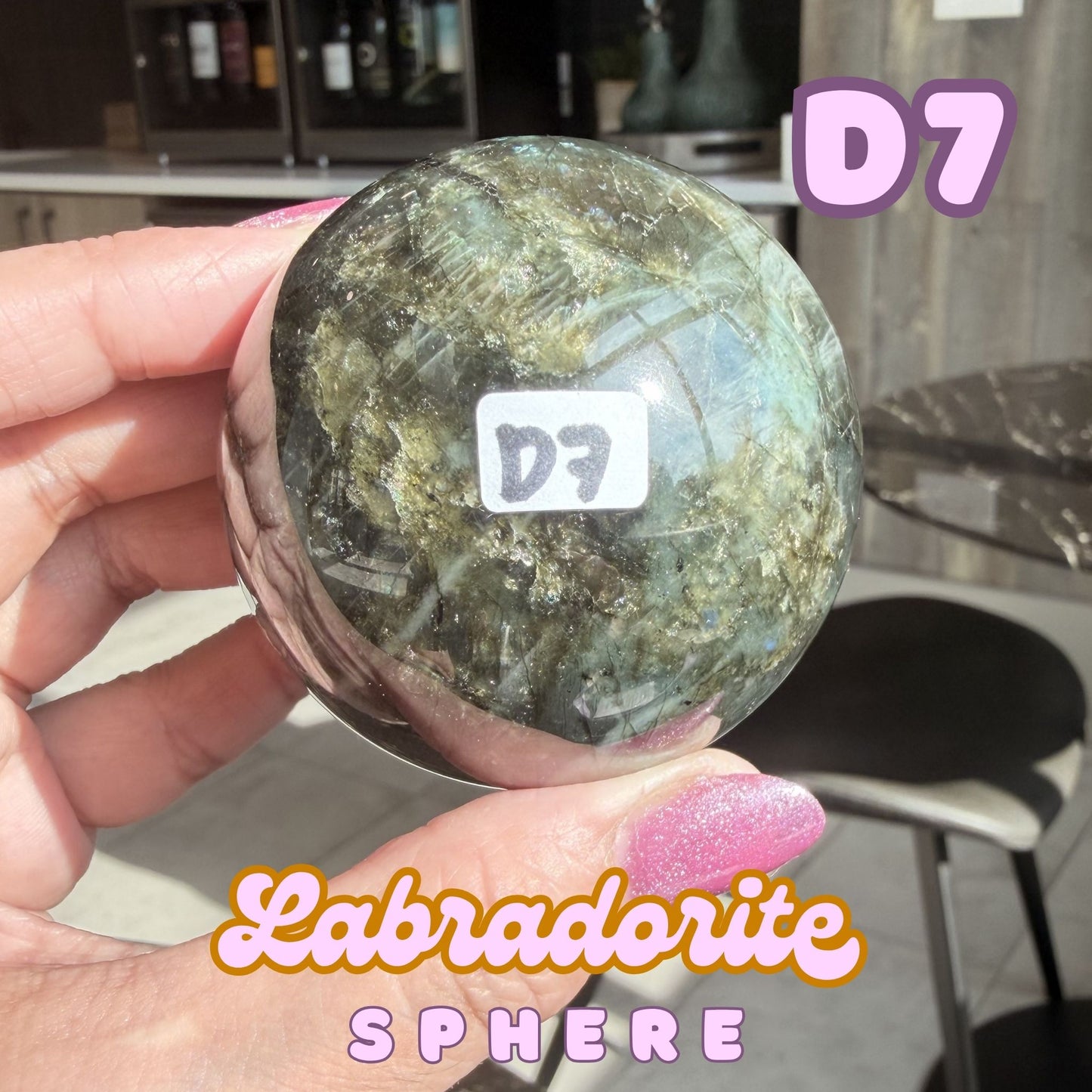 Labradorite Sphere | D7