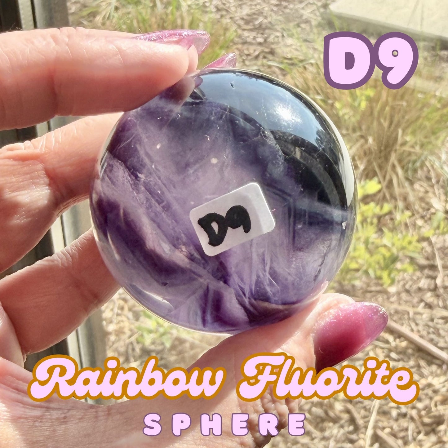 Rainbow Fluorite Sphere | D9