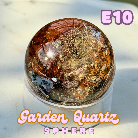 Garden Quartz Sphere | E10