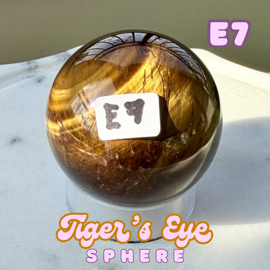 Tiger's Eye Sphere | E7