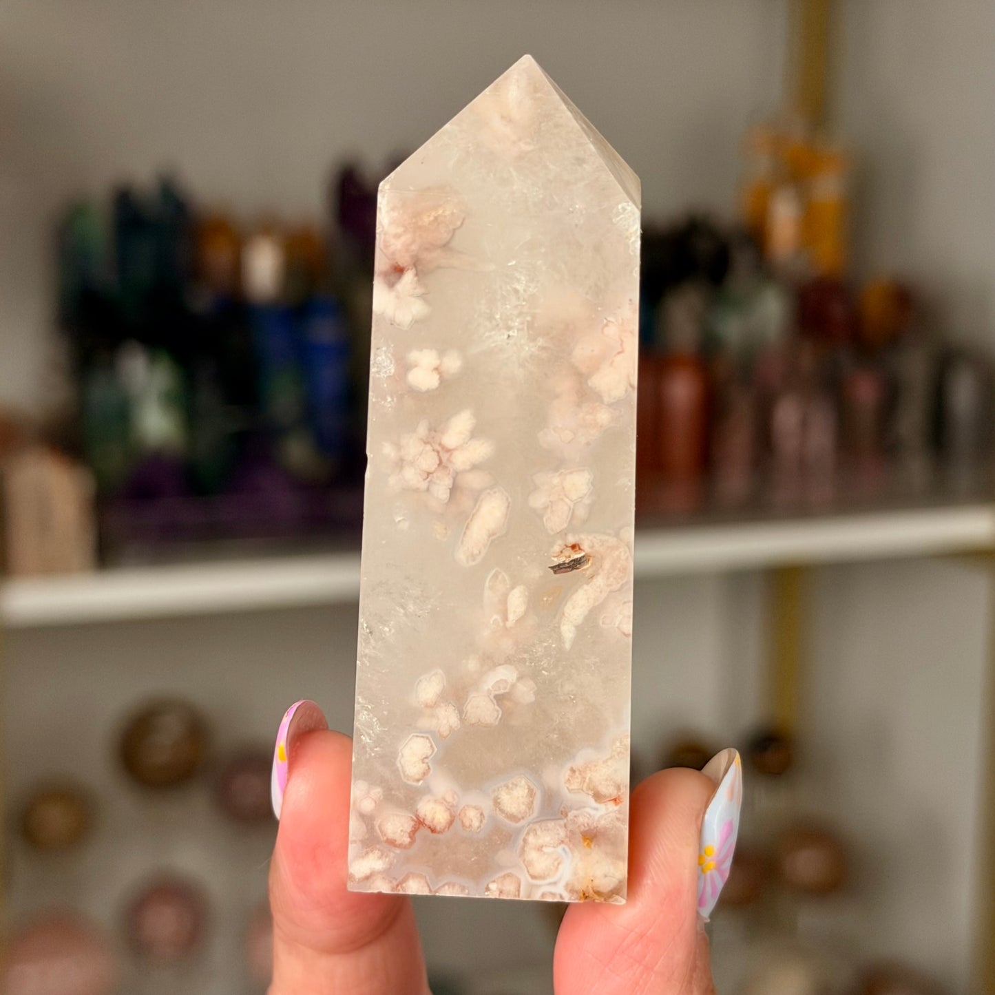 Pink Amethyst Obelisk Tower | PA5