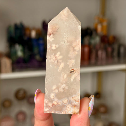 Pink Amethyst Obelisk Tower | PA5