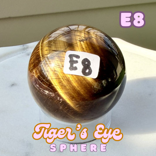 Tiger's Eye Sphere | E8