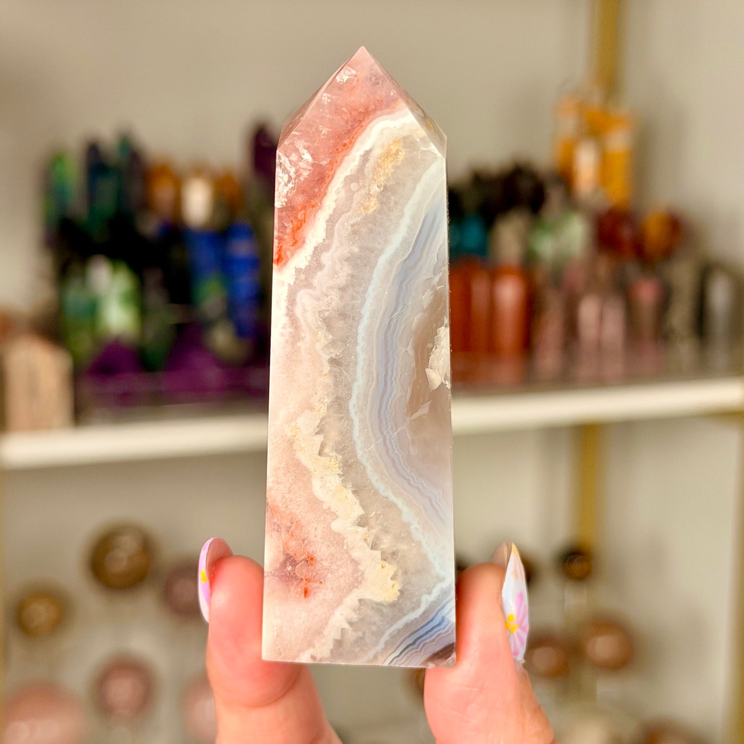 Pink Amethyst Obelisk Tower | PA9