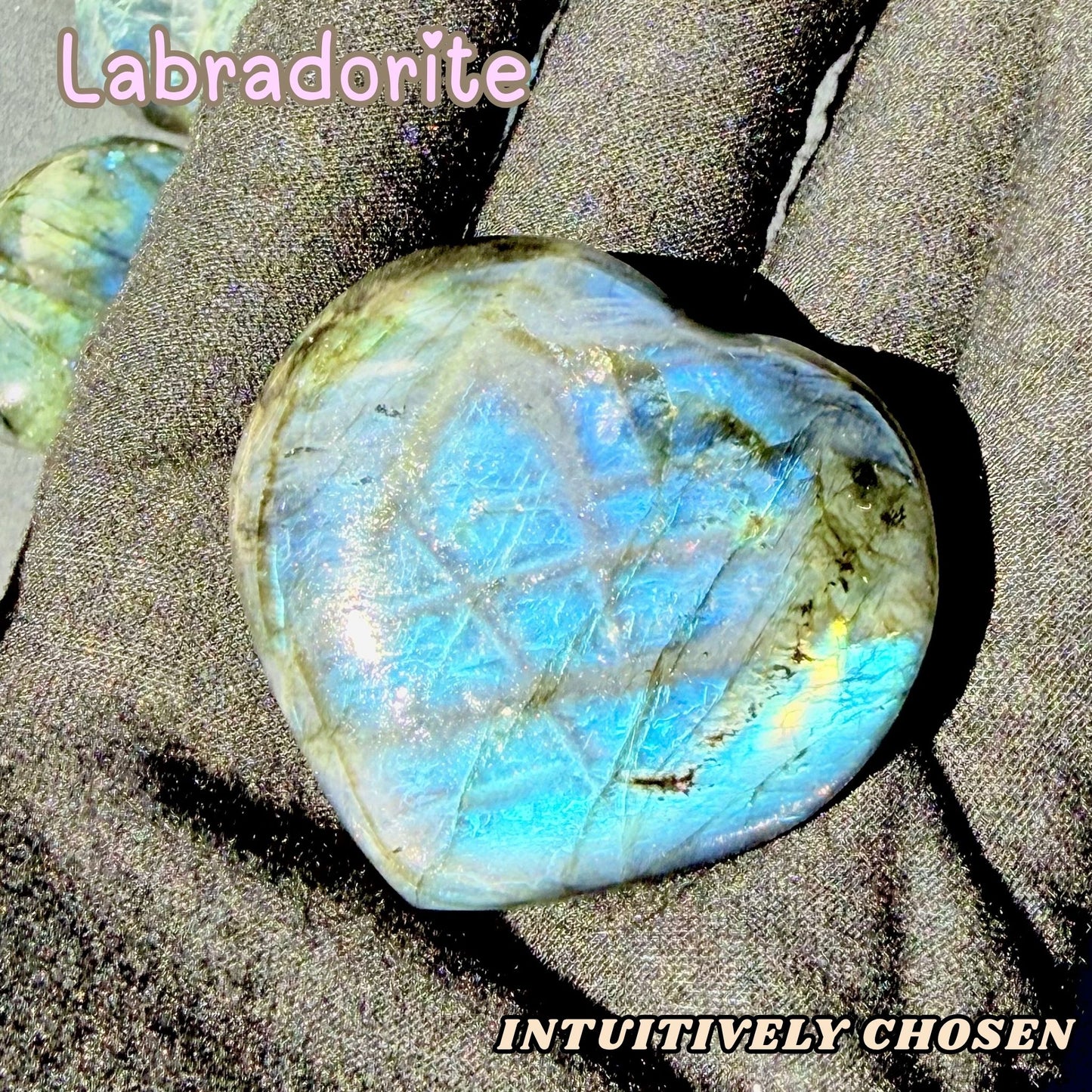 Labradorite Heart | Intuitively Chosen