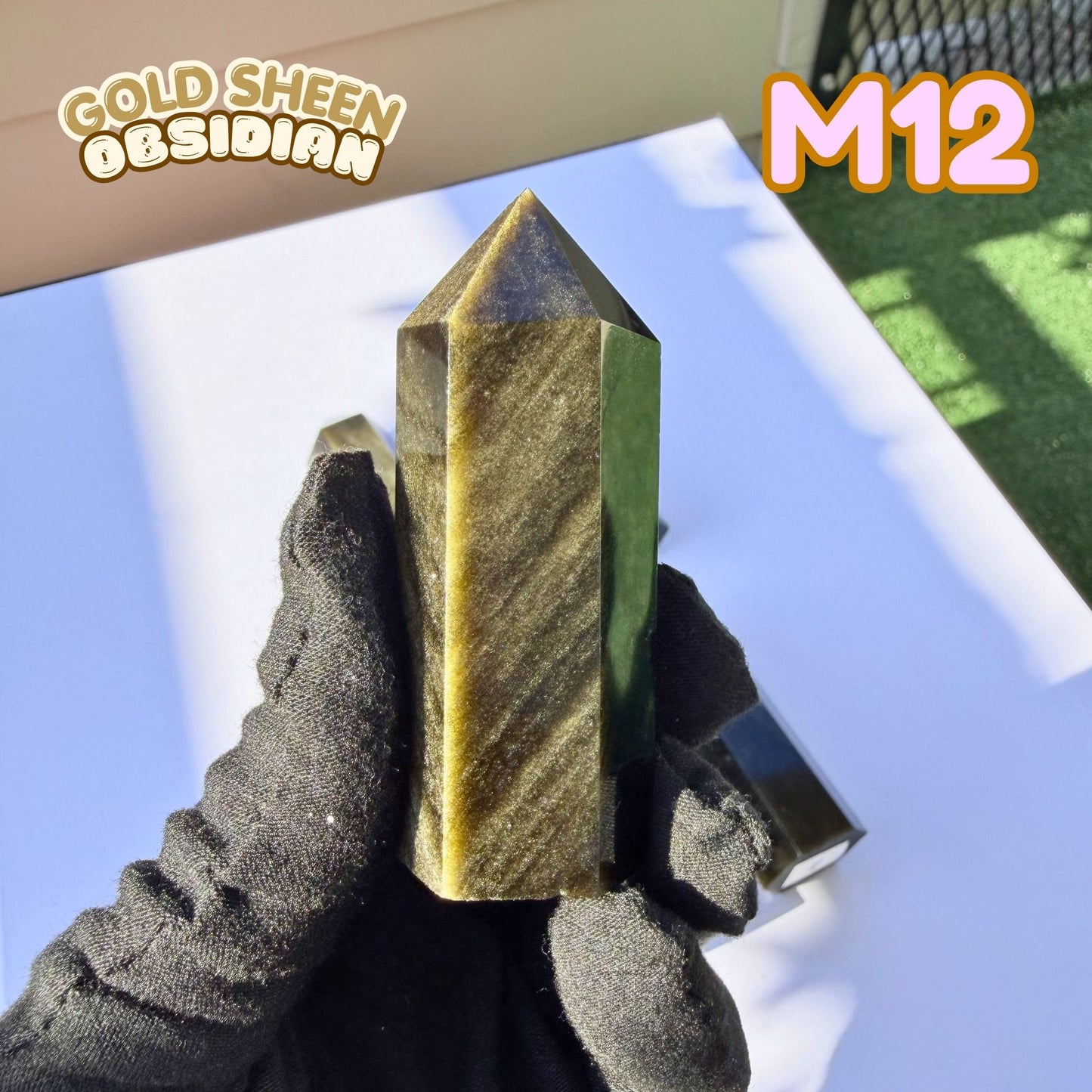 Gold Sheen Obsidian Tower | M12
