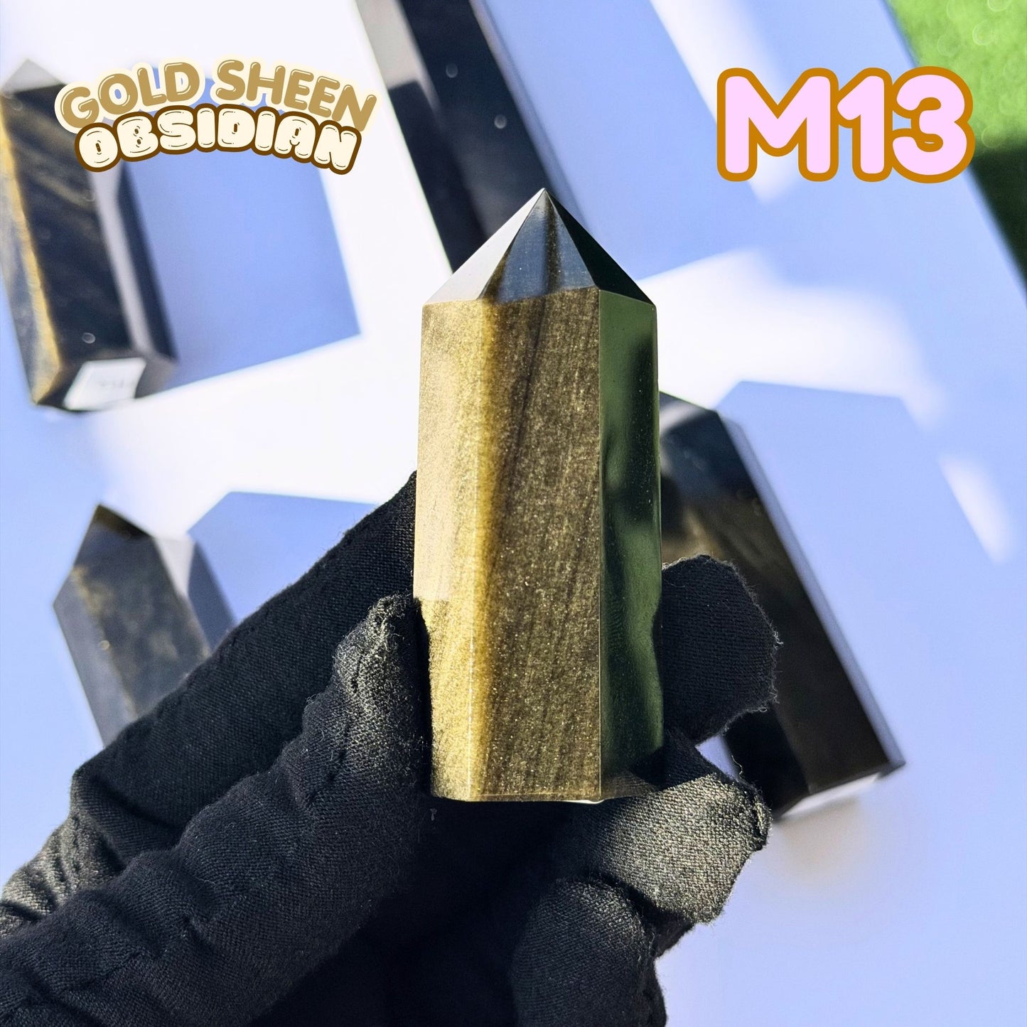 Gold Sheen Obsidian Tower | M13